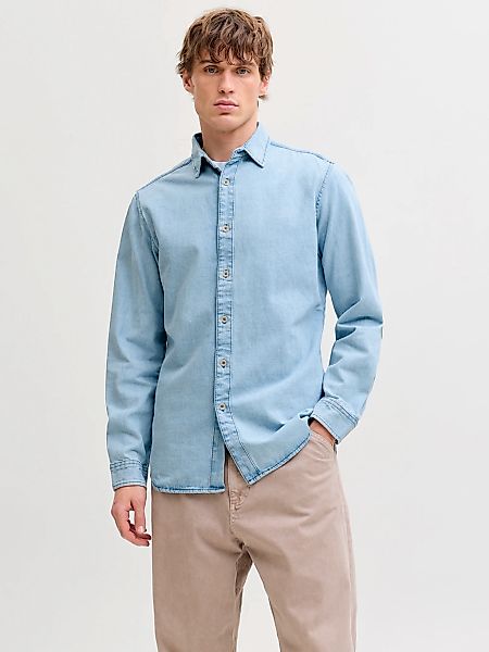 Jack & Jones Jeanshemd "JJESTANLEY JJSHIRT AT 021 NOOS" Baumwolle, normal g günstig online kaufen