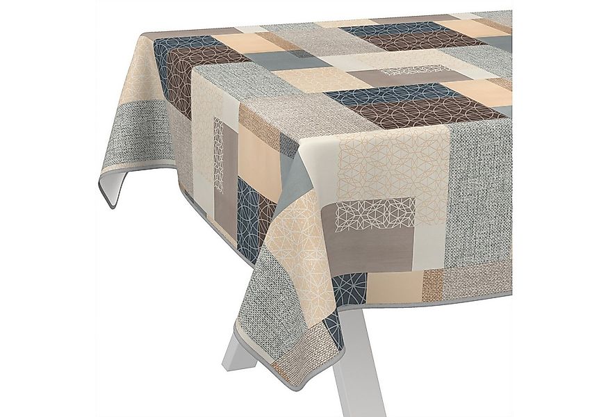 ANRO Tischdecke Wachstuch abwaschbar Mirka Tischwäsche (Einzelstück 1-tlg), günstig online kaufen