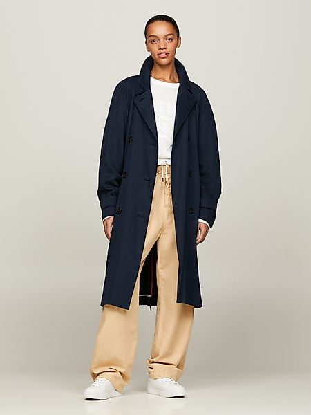 Tommy Hilfiger Trenchcoat TENCEL BLEND FLUID günstig online kaufen