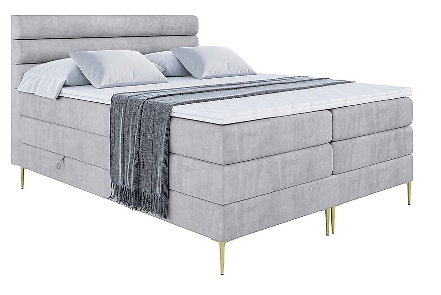 ALTDECOR Boxspringbett CELESTIA-F KING (Multipocket-Matratze H4, günstig online kaufen