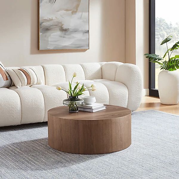 SalesFever Couchtisch, (1 St.), mit Holzfurnier günstig online kaufen