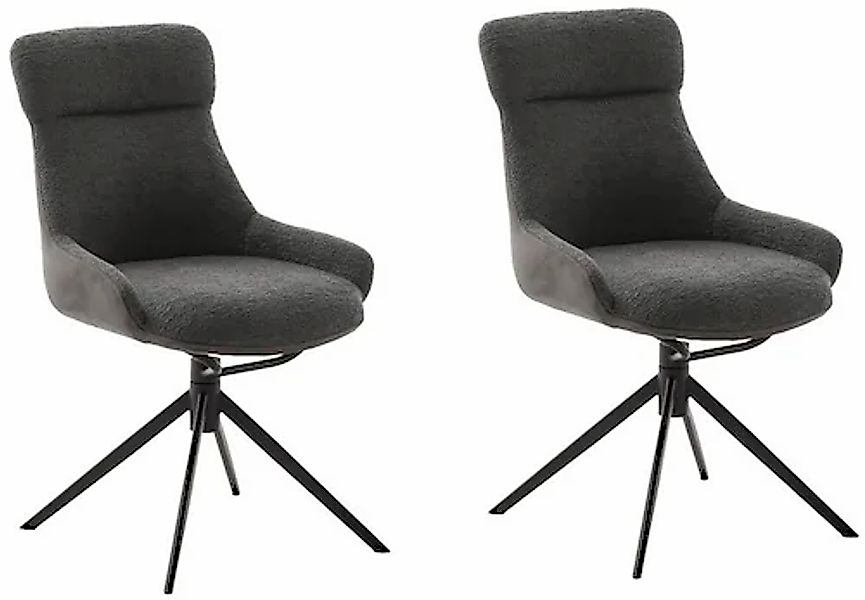 MCA furniture Esszimmerstuhl, Feingewebe, (2er-Set), drehbar 360°, Dreh- & günstig online kaufen