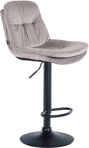 CLP Barhocker Laurel, mit Samtbezug, drehbar, günstig online kaufen