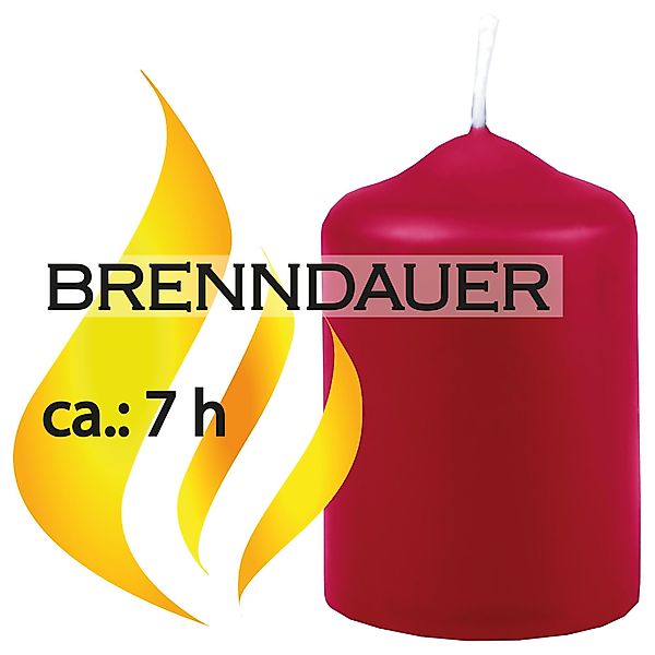 HS Candle Stumpenkerze aus Wachs (Sparset, günstig online kaufen