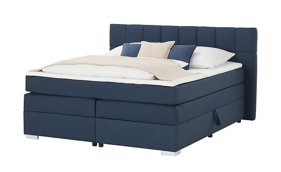 Boxspringbett  Kex 2.0 ¦ blau ¦ Maße (cm): B: 202 H: 111 Betten > Boxspring günstig online kaufen