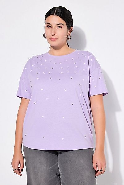 Studio Untold T-Shirt T-Shirt oversized Zierperlen Halbarm günstig online kaufen