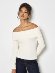 Apricot Strickpullover Strickpullover mit breitem Bardot-Ausschnitt günstig online kaufen