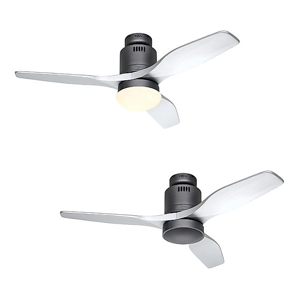 CASAFAN Energiespar Deckenventilator Aerodynamix Eco 112 cm Basaltgrau - Si günstig online kaufen