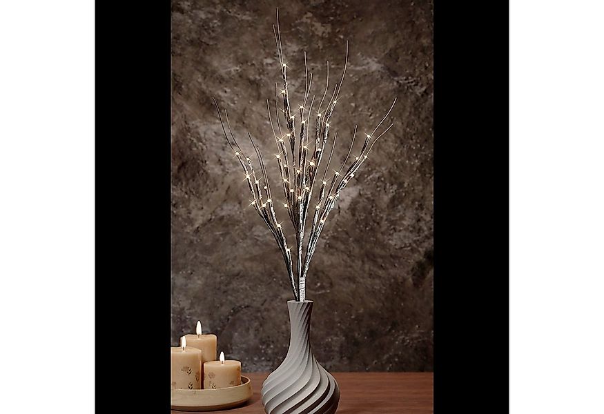 Mojawo Lichtervorhang LED Lichterzweig Leuchtzweig Beleuchtung Warmweiß H60 günstig online kaufen