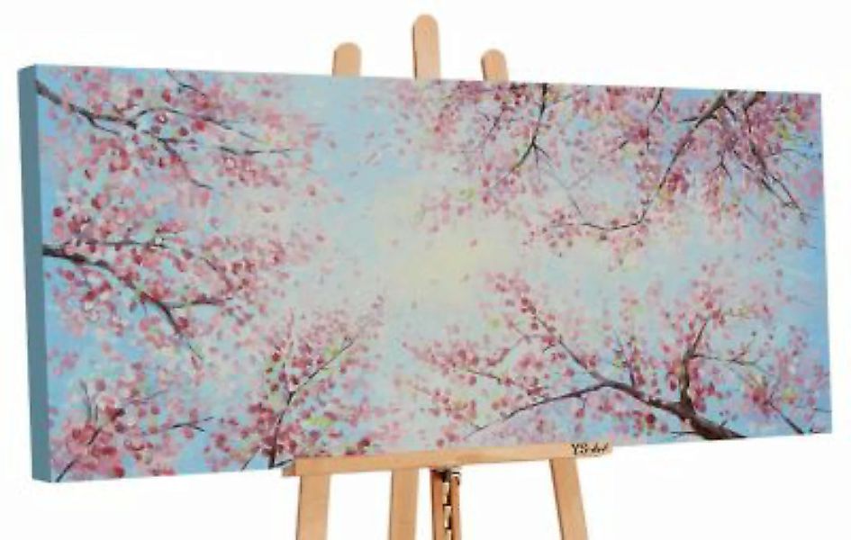 YS-Art™ "Gemälde Acryl ""Himmel in Farben"" handgemalt auf Leinwand 115x50 günstig online kaufen