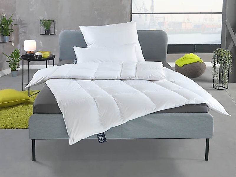 Haeussling Gänsedaunenbettdecke »Select - Made in Green«, warm, Füllung 100 günstig online kaufen