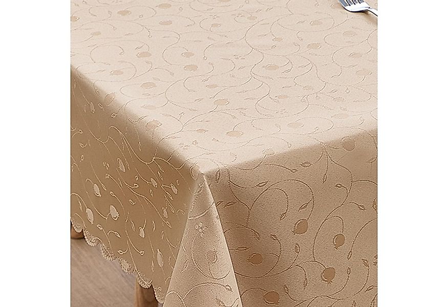 Simurq Tischdecke Abwaschbar - Lotuseffekt, Wasserabweisend & Pflegeleicht günstig online kaufen