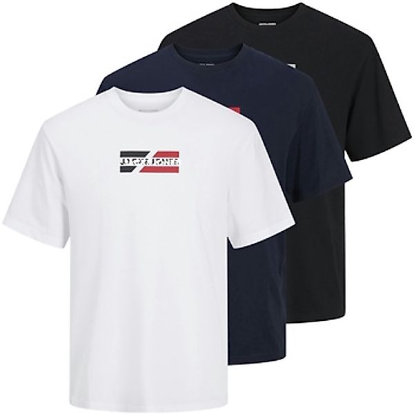 Jack & Jones  T-Shirt T-Shirt CORP Kurzarmshirt 3er Pack günstig online kaufen