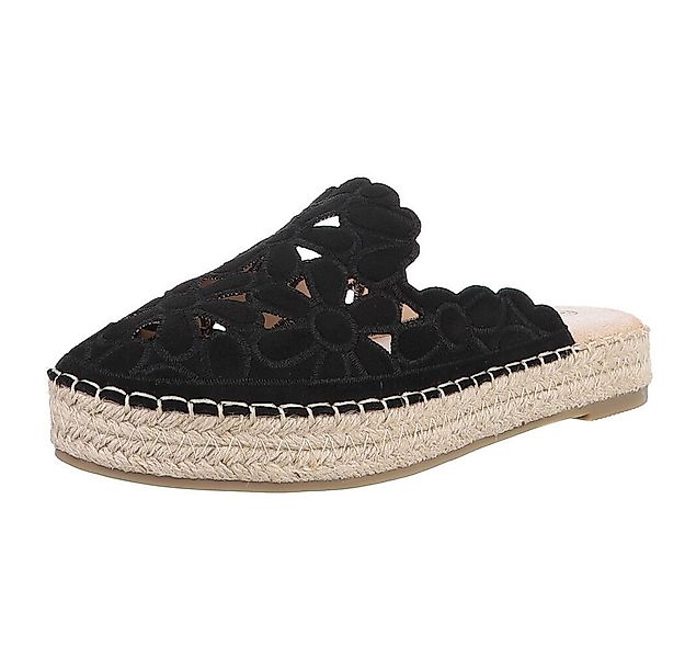 Ital-Design Damen Mules Freizeit Pantolette (88930288) Flach Pantoletten in günstig online kaufen