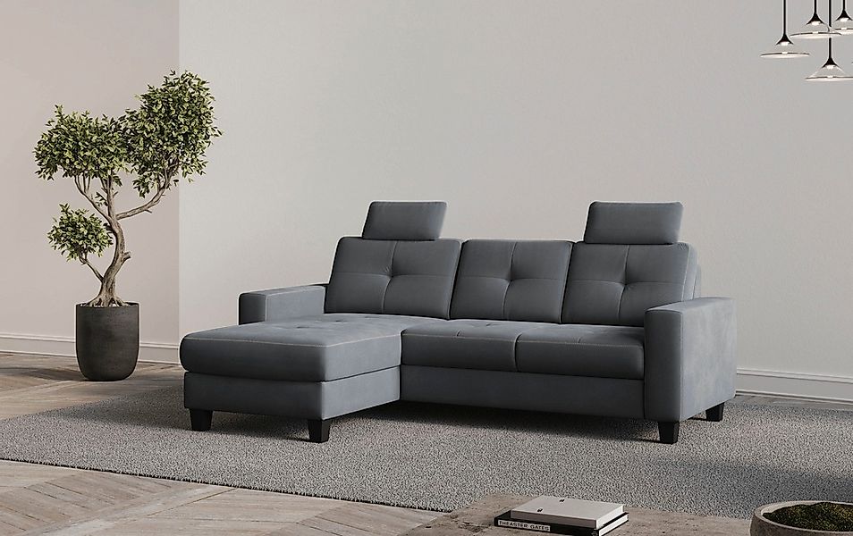 Home affaire Ecksofa "Varese" wahlweise mit Bettfunktion und Bettkasten günstig online kaufen