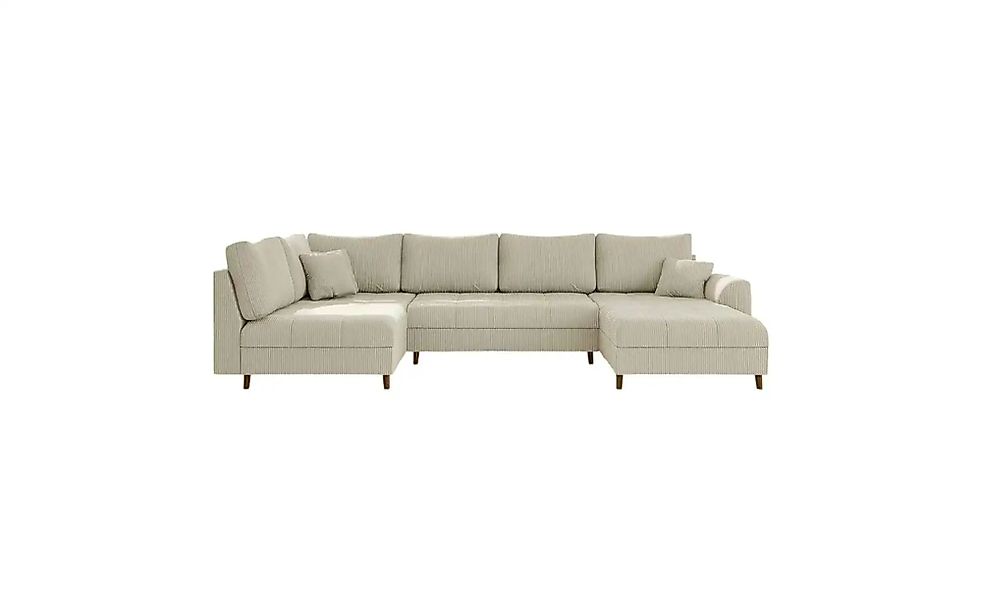 S-STYLE Wohnlandschaft  Maya ¦ beige ¦ Maße (cm): B: 310 H: 81 Polstermöbel günstig online kaufen