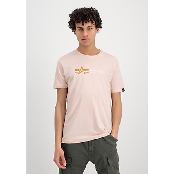 Alpha Industries  T-Shirt Alpha Label T - pale peach günstig online kaufen