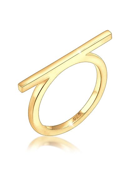 Elli Fingerring Geo Minimal Trend Steg günstig online kaufen