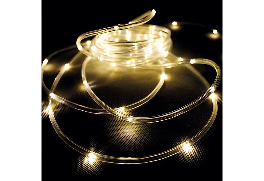 Mojawo LED Stern Solar 75 LED Lichterschlauch Erdspieß warmweiss Innen & Au günstig online kaufen