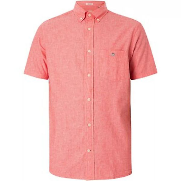 Gant  Kurzarm Hemdbluse Normales, kurzärmliges Hemd aus Baumwollleinen günstig online kaufen