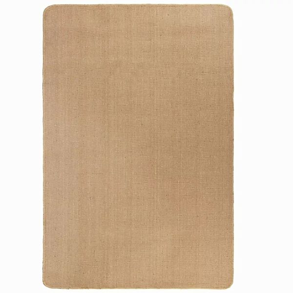 Teppich Jute Mit Latexrücken 80 X 160 Cm Naturfarben günstig online kaufen