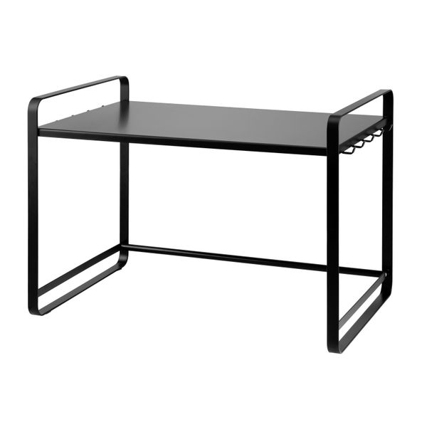 bremermann Küchenregal Mikrowellenregal, Bäckerregal mit Hakenleisten, günstig online kaufen