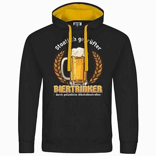 deinshirt Kapuzenpullover Herren Kapuzenpullover Staatlich geprüfter Biertr günstig online kaufen