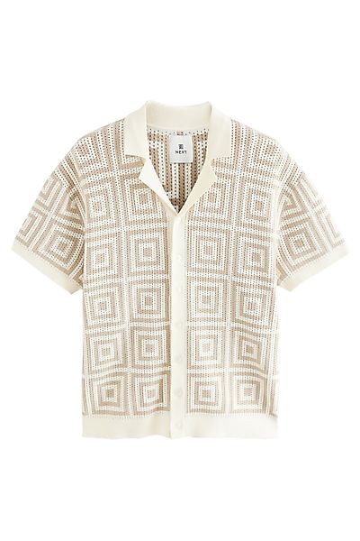 Next Kurzarmhemd Relaed Fit Kurzarmhemd mit günstig online kaufen