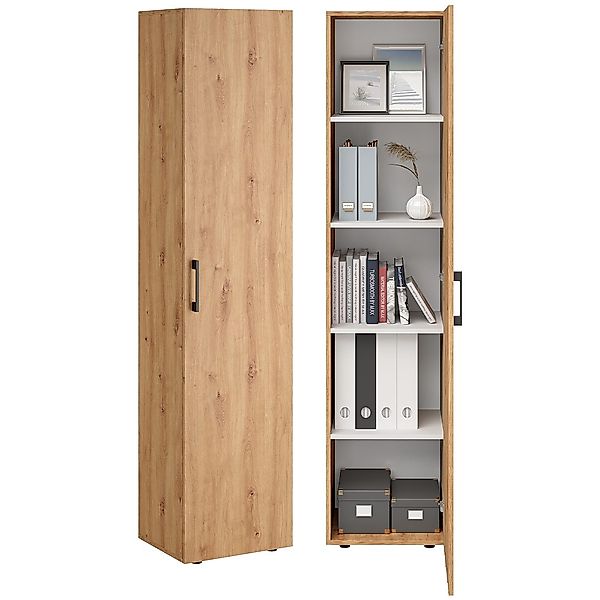 Bellamio Mehrzweckschrank Apol (Eichenoptik) schmaler Aktenschrank günstig online kaufen