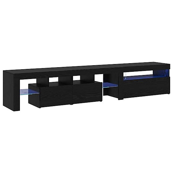 vidaXL TV-Schrank Schwarz Eichen-Optik Holzwerkstoff 3332503 günstig online kaufen