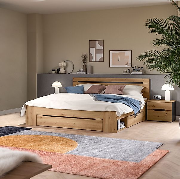 Home affaire Schlafzimmer-Set REHAT, 3-teilig, bestehend günstig online kaufen
