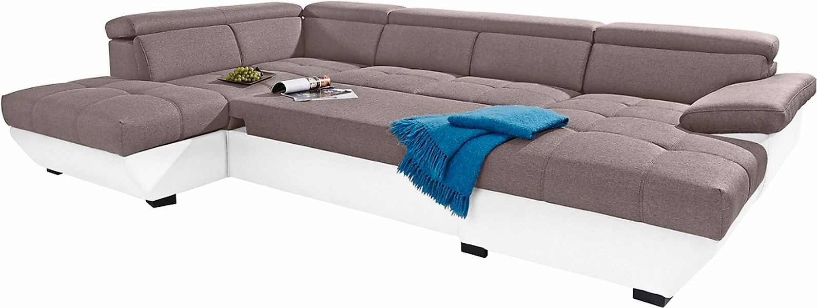 COTTA Polstergarnitur Speedway U-Form, (Set), Set bestehend aus: Wohnlandsc günstig online kaufen