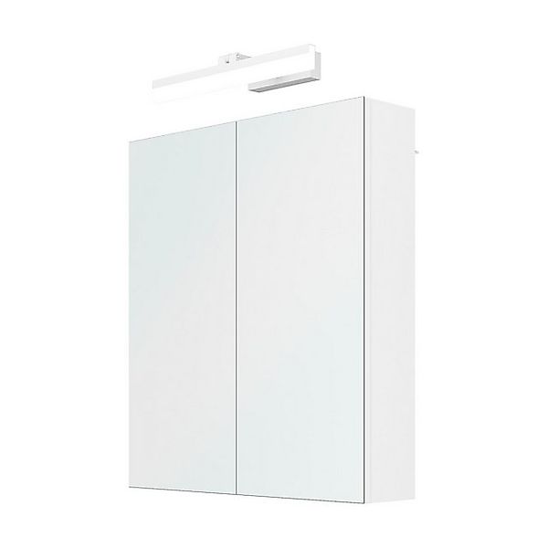 Mai & Mai Spiegelschrank Badschrank mit Spiegellampe Spiegelleuchte 180° Dr günstig online kaufen