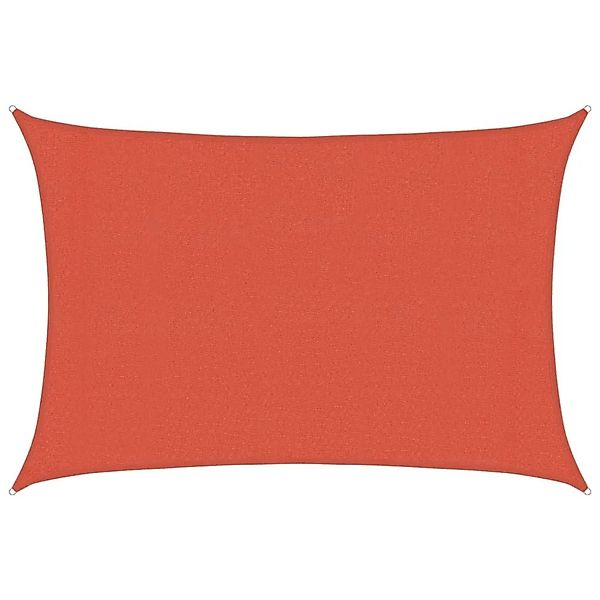 vidaXL Sonnensegel 160 g/m² Terrakottarot 3x4,5 m HDPE 311348 günstig online kaufen