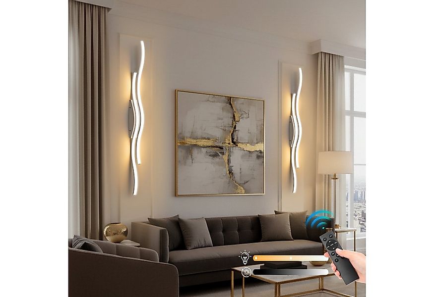 Lapalife Wandleuchte LED Dimmbar Akku Wandleuchte mit Fernbedienung, Kabell günstig online kaufen