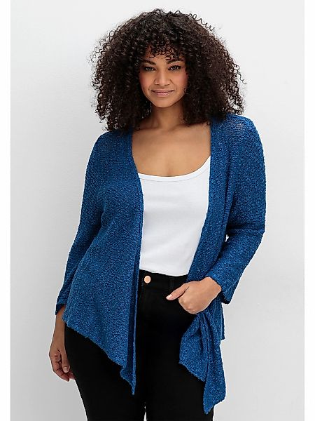 sheego by Joe Browns Strickjacke "Große Größen", im Häkel-Look, mit zipfeli günstig online kaufen