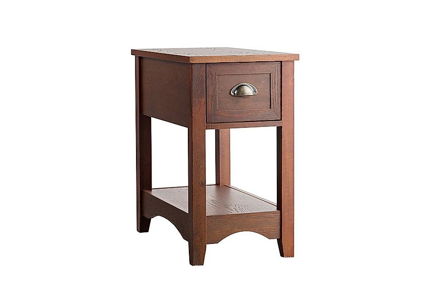 KOMFOTTEU Beistelltisch Nachttisch (1-St), mit Schublade und offenem Regal günstig online kaufen