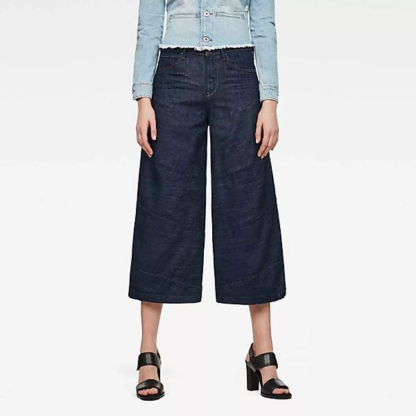 G-star Spiraq 3d High Waist Culotte Jeans 26 Rinsed günstig online kaufen