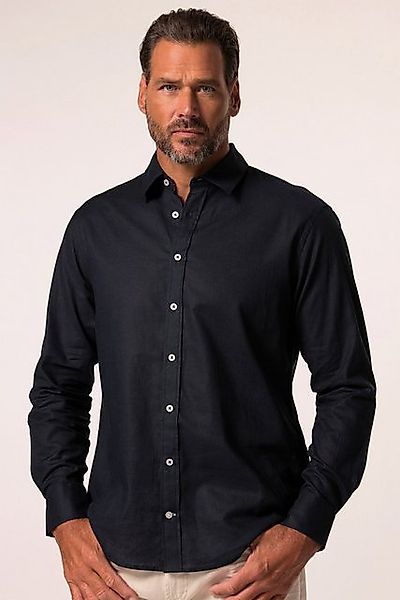 JP1880 Businesshemd Hemd Langarm Leinenmix Kentkragen günstig online kaufen