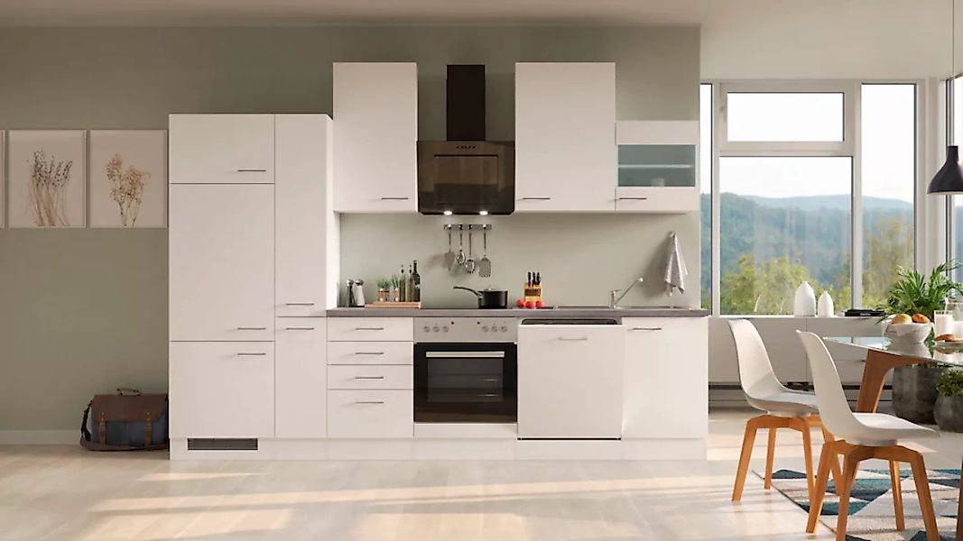 Flex-Well Küche »Neo«, Breite 310 cm, mit und ohne E-Geräte lieferbar günstig online kaufen