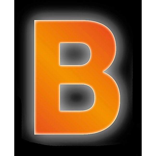 Conacord Klebebuchstabe B Reflektierend 8 cm Orange günstig online kaufen