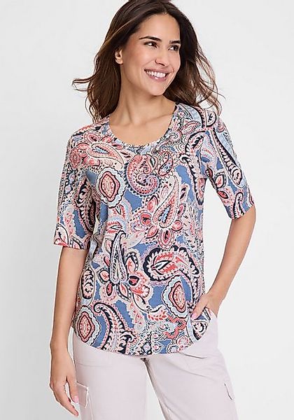 Olsen Rundhalsshirt (1-tlg) aus weicher Baumwolle günstig online kaufen