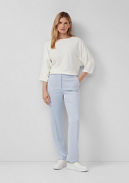 s.Oliver Chinos Hose Hose aus Viskosemix mit High Rise und Straight Leg günstig online kaufen