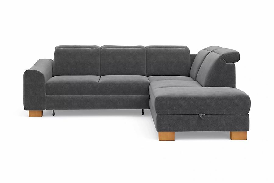 Home affaire Ecksofa »Dundee L-Form«, wahlweise mit Kopfteilverstellung und günstig online kaufen
