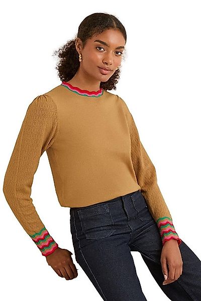 Love & Roses Strickpullover Love & Roses Strickpulli mit Regenbogen-Bündche günstig online kaufen