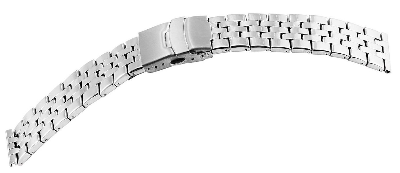 STEINMEISTER Uhrenarmband MB0014 Edelstahl-Uhrenarmband, silberfarben, 24 m günstig online kaufen