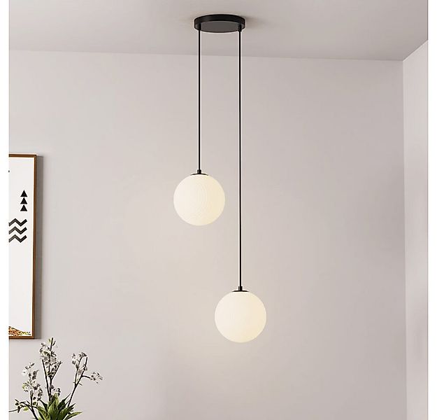 HOME DELUXE Deckenleuchte Hängeleuchte, Kugelförmige Lampenschirme, Pendell günstig online kaufen