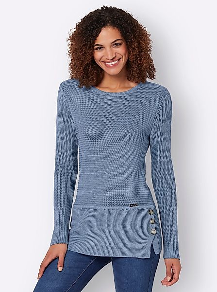 Casual Looks Rundhalspullover "Pullover" günstig online kaufen