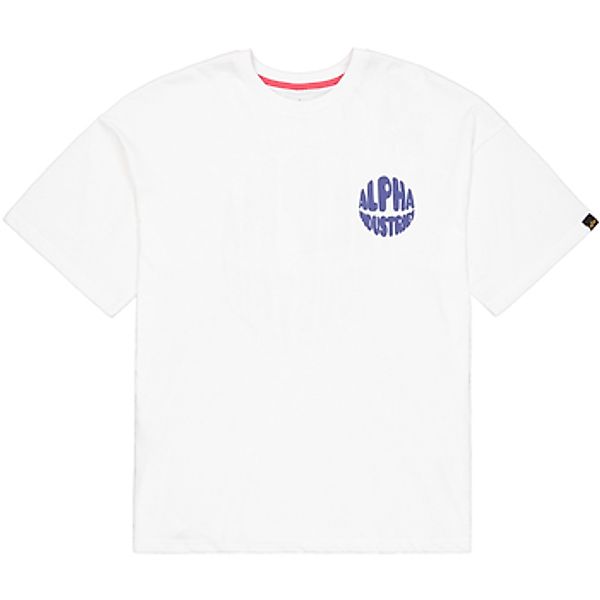 Alpha  T-Shirt Logo T Back Print Women - white günstig online kaufen