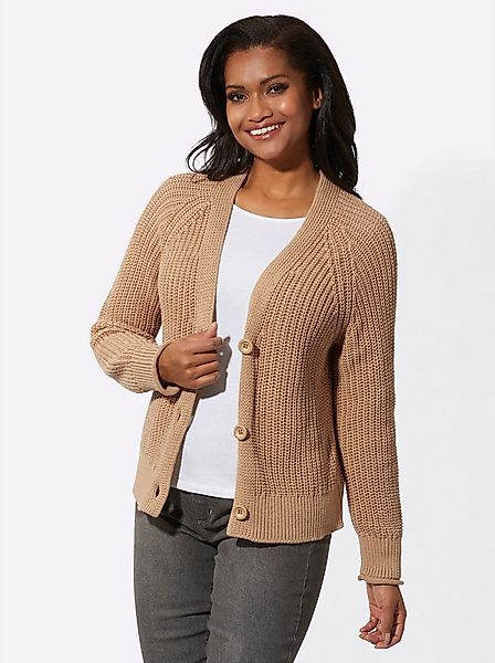 Witt Strickjacke Strickjacke Langarm Rippoptik günstig online kaufen